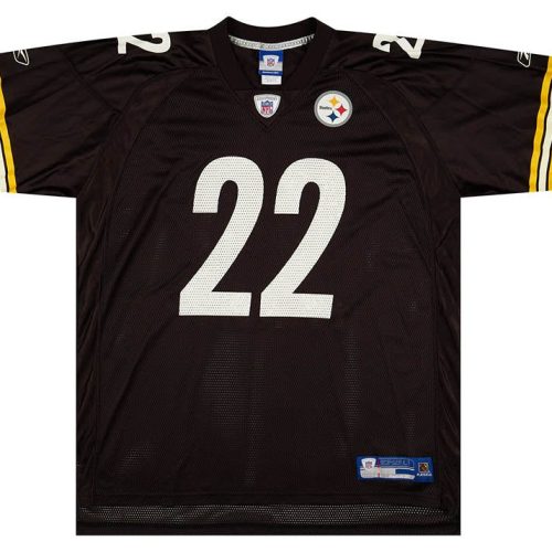 2005-06 PITTSBURGH STEELERS STALEY #22 REEBOK ON FIELD JERSEY (HOME) XXL