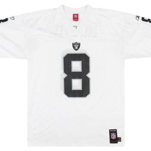 2007 OAKLAND RAIDERS CULPEPPER #8 REEBOK REPLICA JERSEY (AWAY) L