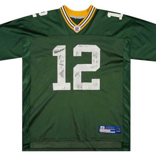 2005-06 GREEN BAY PACKERS RODGERS #12 REEBOK ON FIELD JERSEY (HOME) XL
