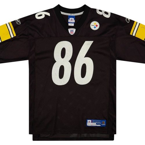2005-06 PITTSBURGH STEELERS WARD #86 REEBOK ON FIELD JERSEY (HOME) M