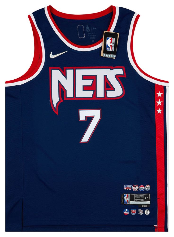 2021-22 BROOKLYN NETS DURANT #7 NIKE SWINGMAN JERSEY (ALTERNATE) XXL - W/TAGS 1 CAS 08 06 23 CR 38