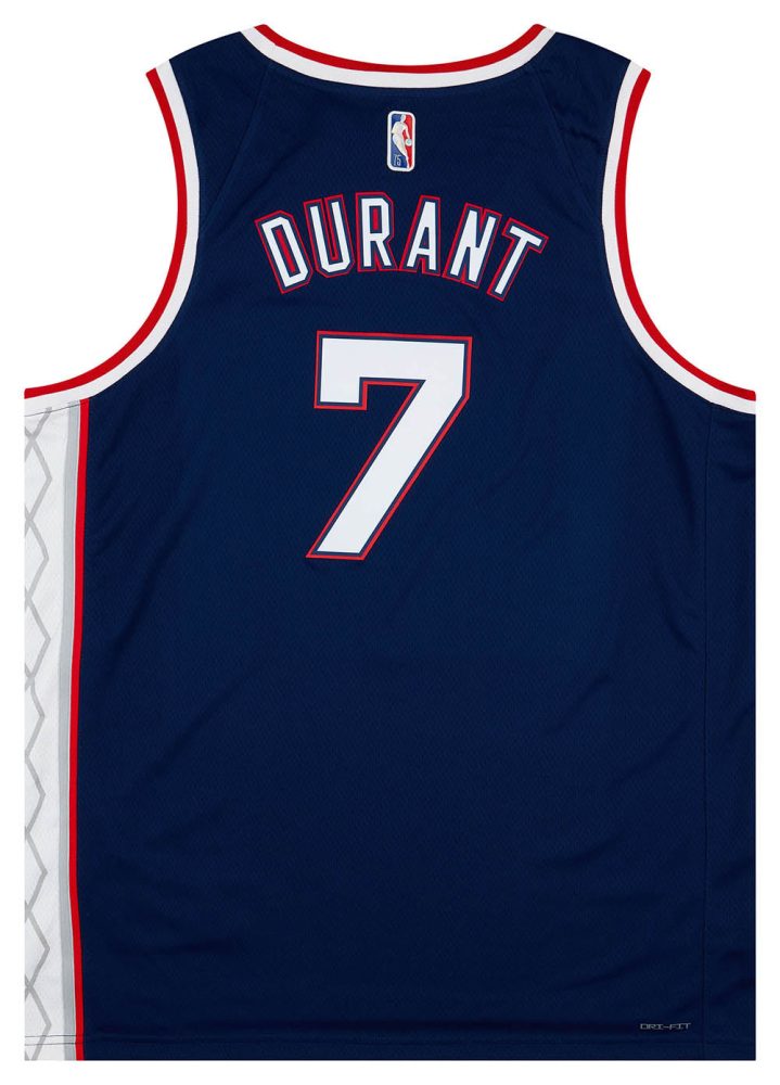 2021-22 BROOKLYN NETS DURANT #7 NIKE SWINGMAN JERSEY (ALTERNATE) XXL - W/TAGS 2 CAS 08 06 23 CR 39