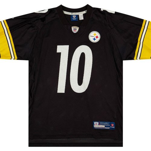 2008-09 PITTSBURGH STEELERS HOLMES #10 REEBOK ON FIELD JERSEY (HOME) L