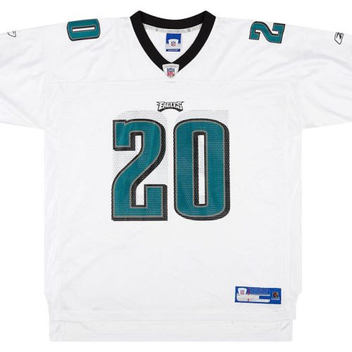 2005-06 PHILADELPHIA EAGLES DAWKINS #20 REEBOK ON FIELD JERSEY (AWAY) XXL