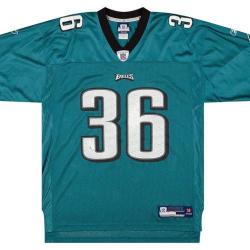 2007 PHILADELPHIA EAGLES WESTBROOK #36 REEBOK ON FIELD JERSEY (HOME) L
