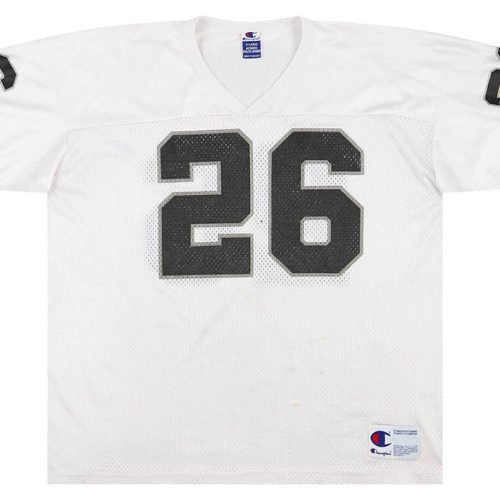 1995-00 OAKLAND RAIDERS KAUFMAN #26 CHAMPION JERSEY (AWAY) XL