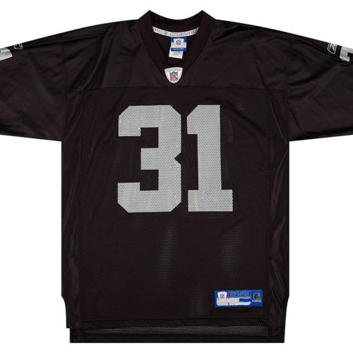 2004 OAKLAND RAIDERS BUCHANON #31 REEBOK ON FIELD JERSEY (HOME) L