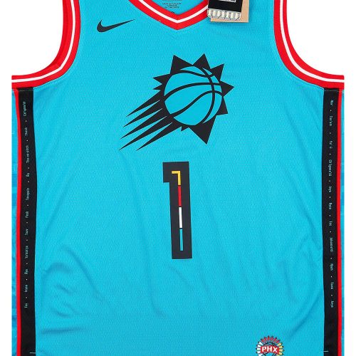 2022-23 PHOENIX SUNS BOOKER #1 NIKE SWINGMAN JERSEY (ALTERNATE) Y - W/TAGS