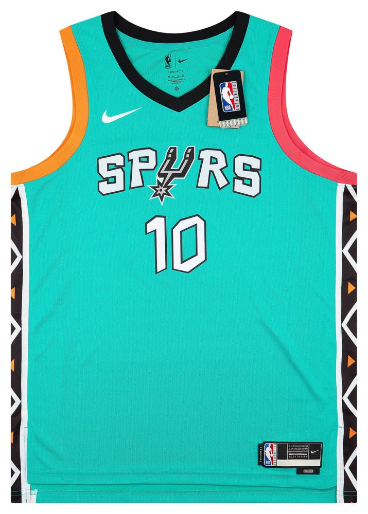2022-23 SAN ANTONIO SPURS SOCHAN #10 NIKE SWINGMAN JERSEY (ALTERNATE) XL - W/TAGS 1 CAS 124
