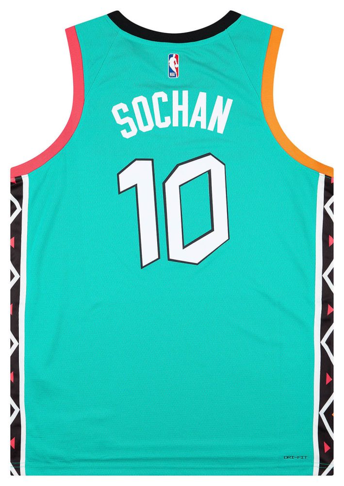 2022-23 SAN ANTONIO SPURS SOCHAN #10 NIKE SWINGMAN JERSEY (ALTERNATE) XL - W/TAGS 2 CAS 125