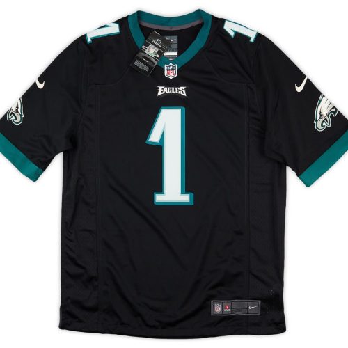 2020-22 PHILADELPHIA EAGLES HURTS #1 NIKE GAME JERSEY (ALTERNATE) L - W/TAGS