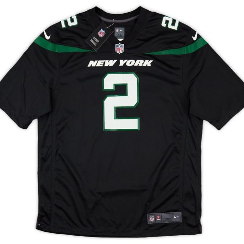 2021-23 NEW YORK JETS WILSON #2 NIKE GAME JERSEY (ALTERNATE) XL - W/TAGS