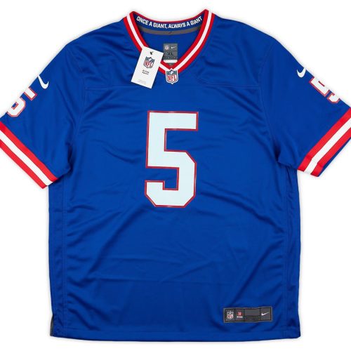 2022-23 NEW YORK GIANTS THIBODEAUX #5 NIKE GAME JERSEY (ALTERNATE) XL - W/TAGS