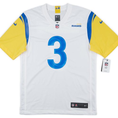 2021 LA RAMS BECKHAM JR #3 NIKE GAME JERSEY (AWAY) M - W/TAGS