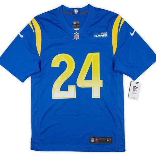 2020-22 LA RAMS RAPP #24 NIKE GAME JERSEY (HOME) S - W/TAGS