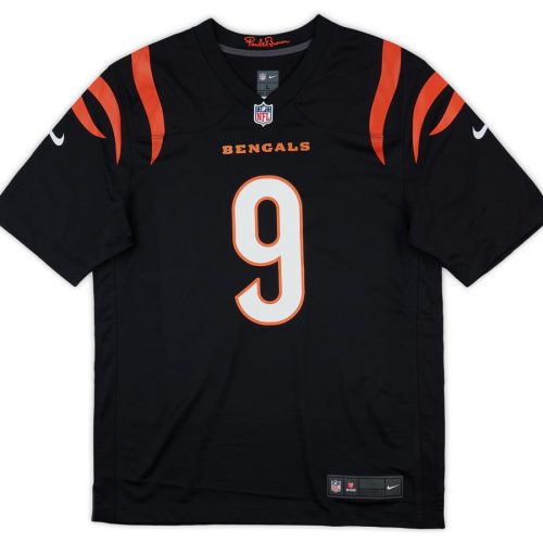 2021-23 CINCINNATI BENGALS BURROW #9 NIKE GAME JERSEY (HOME) L