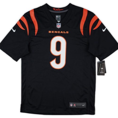 2021-23 CINCINNATI BENGALS BURROW #9 NIKE GAME JERSEY (HOME) M - W/TAGS