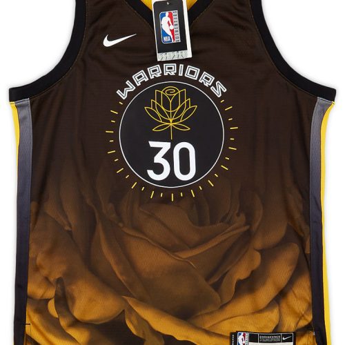 2022-23 GOLDEN STATE WARRIORS CURRY #30 NIKE SWINGMAN JERSEY (ALTERNATE) Y - W/TAGS