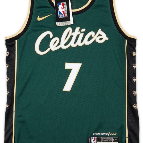 2022-23 BOSTON CELTICS BROWN #7 NIKE SWINGMAN JERSEY (ALTERNATE) Y - W/TAGS