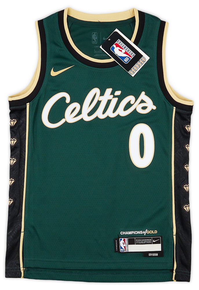2022-23 BOSTON CELTICS TATUM #0 NIKE SWINGMAN JERSEY (ALTERNATE) Y - W/TAGS 1 CAS 13 07 OLB 49