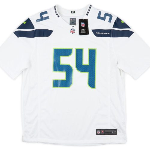 2018-21 SEATTLE SEAHAWKS WAGNER #54 NIKE GAME JERSEY (AWAY) XL - W/TAGS