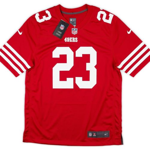 2022-23 SAN FRANCISCO 49ERS McCAFFREY #23 NIKE GAME JERSEY (HOME) XXL - W/TAGS