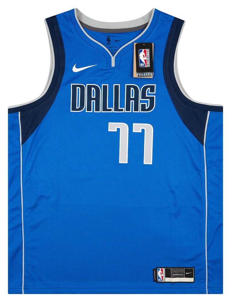 2018-23 DALLAS MAVERICKS DONCIC #77 NIKE SWINGMAN JERSEY (AWAY) M - W/TAGS 1 CAS 22