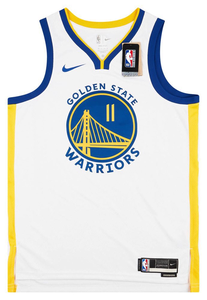 2017-23 GOLDEN STATE WARRIORS THOMPSON #11 NIKE SWINGMAN JERSEY (HOME) L - W/TAGS 1 CAS 35