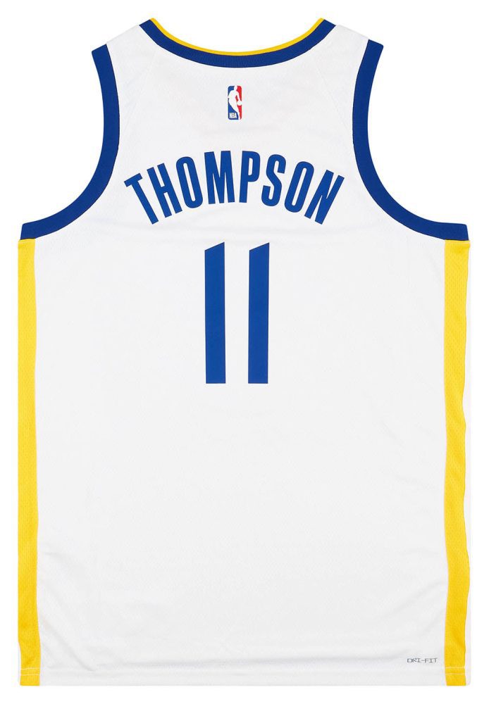 2017-23 GOLDEN STATE WARRIORS THOMPSON #11 NIKE SWINGMAN JERSEY (HOME) L - W/TAGS 2 CAS 36