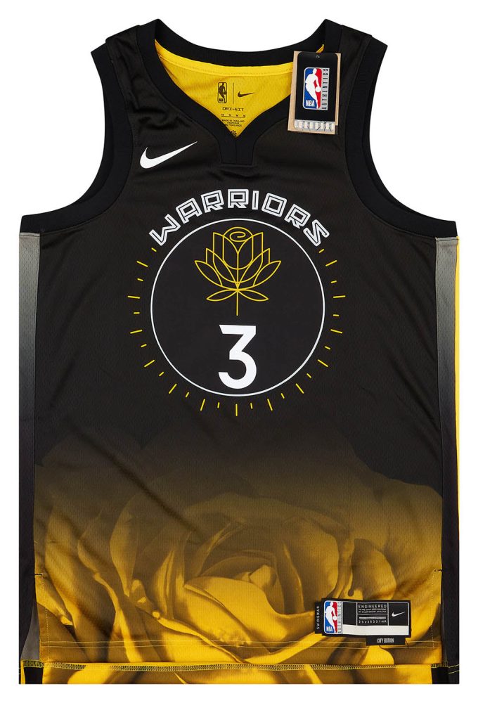 2022-23 GOLDEN STATE WARRIORS POOLE #3 NIKE SWINGMAN JERSEY (ALTERNATE) Y - W/TAGS 1 CAS 45