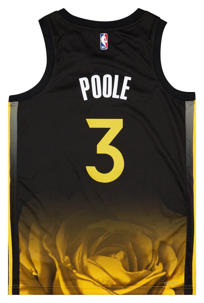 2022-23 GOLDEN STATE WARRIORS POOLE #3 NIKE SWINGMAN JERSEY (ALTERNATE) Y - W/TAGS 2 CAS 46