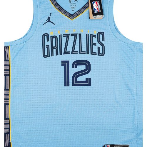 2022-23 MEMPHIS GRIZZLIES MORANT #12 NIKE SWINGMAN JERSEY (ALTERNATE) Y - W/TAGS