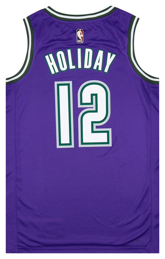 2022-23 MILWAUKEE BUCKS HOLIDAY #12 NIKE SWINGMAN JERSEY (ALTERNATE) M - W/TAGS 2 CAS 86