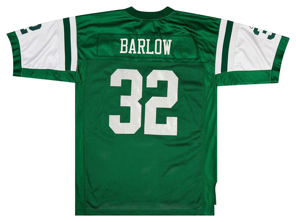 2006 NEW YORK JETS BARLOW #32 REEBOK ON FIELD JERSEY (HOME) L 2 CAS07 06OLB191