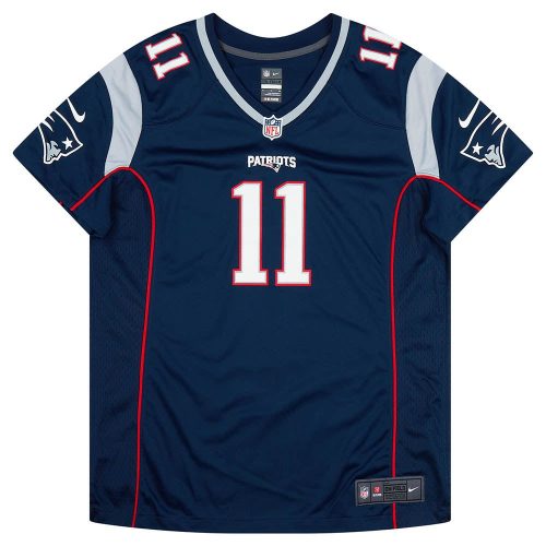 2012-18 NEW ENGLAND PATRIOTS EDELMAN #11 NIKE GAME JERSEY (HOME) WOMENS (XL)