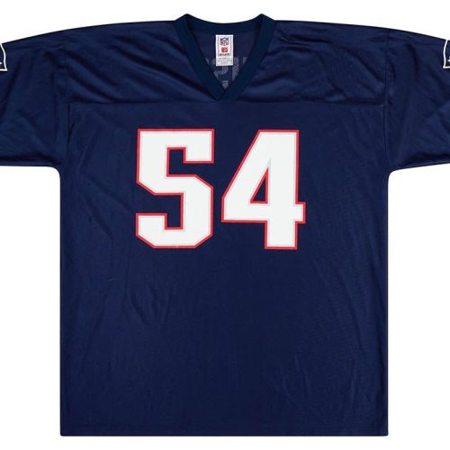 2007 NEW ENGLAND PATRIOTS BRUSCHI #54 NFL REPLICA JERSEY (HOME) XL