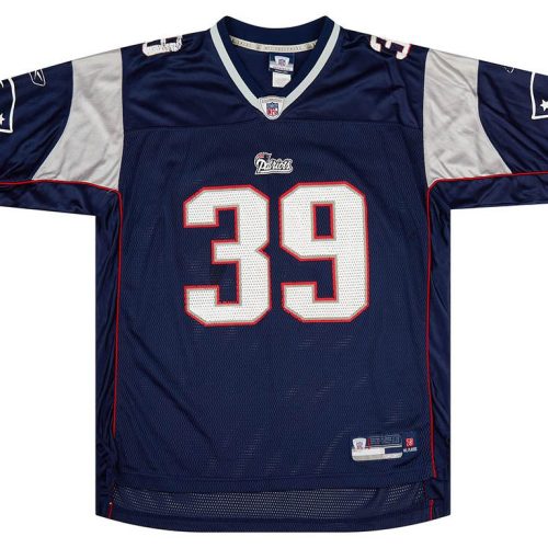 2007 NEW ENGLAND PATRIOTS MARONEY #39 REEBOK ON FIELD JERSEY (HOME) XL