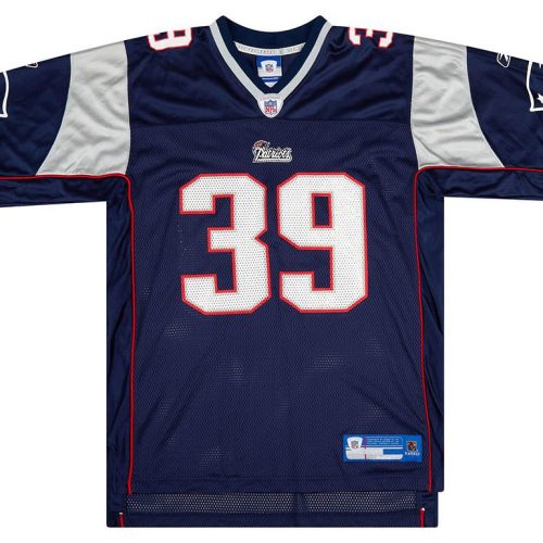 2006 NEW ENGLAND PATRIOTS MARONEY #39 REEBOK ON FIELD JERSEY (HOME) L