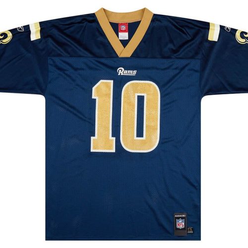 2005-06 ST. LOUIS RAMS BULGER #10 REEBOK REPLICA JERSEY (HOME) L