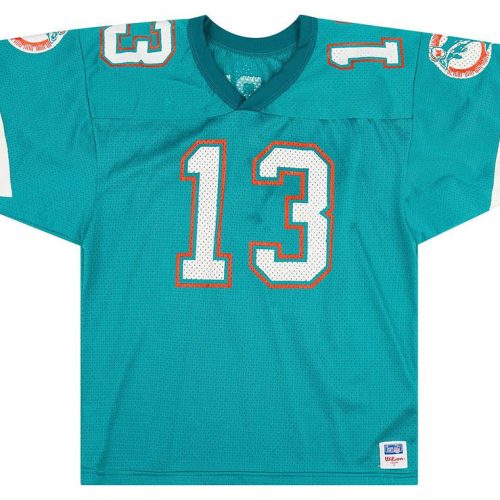 1990-96 MIAMI DOLPHINS MARINO #13 WILSON JERSEY (HOME) Y