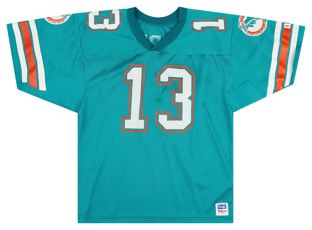 1990-96 MIAMI DOLPHINS MARINO #13 WILSON JERSEY (HOME) Y 1 CAS07 06OLB372