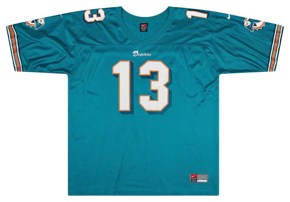 1999 MIAMI DOLPHINS MARINO #13 NIKE JERSEY (HOME) XXL 1 CAS07 06OLB374