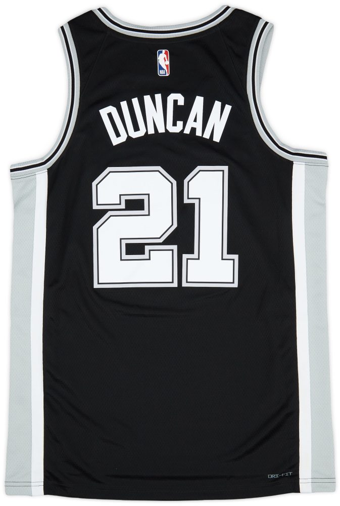 2022 SAN ANTONIO SPURS DUNCAN #21 NIKE SWINGMAN JERSEY (AWAY) L - W/TAGS 2 CAS10 08 23 4