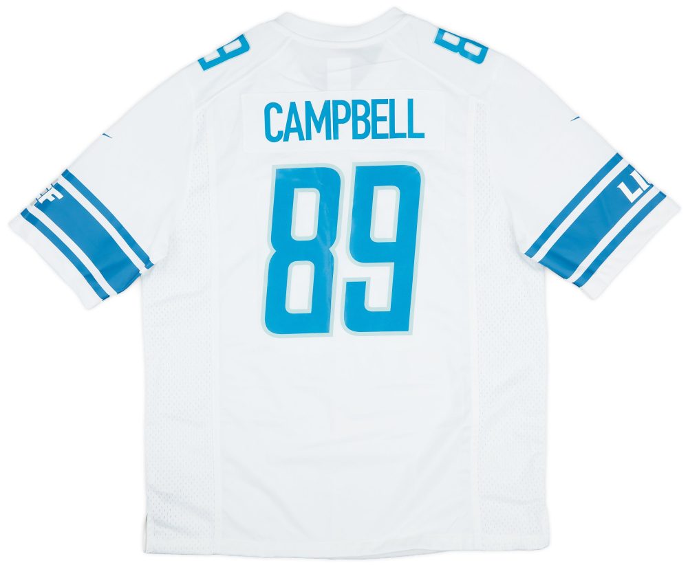 2021-23 DETROIT LIONS CAMPBELL #89 NIKE GAME JERSEY (AWAY) XL - W/TAGS 2 CAS10 08 23 8