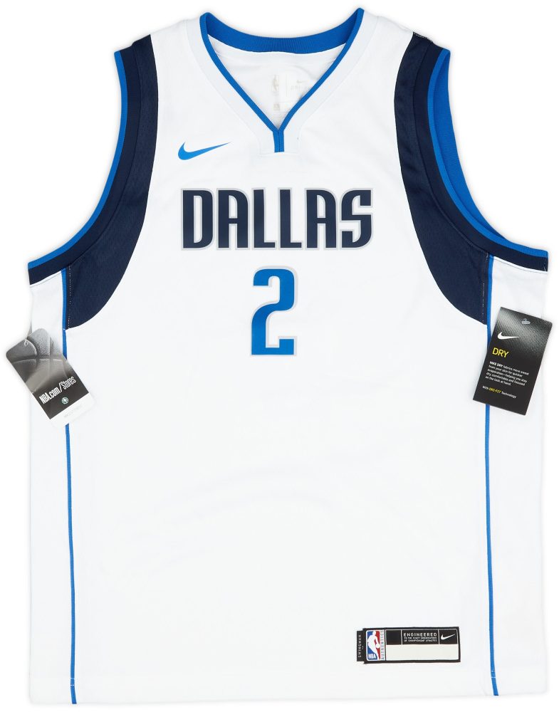 2023 DALLAS MAVERICKS IRVING #2 NIKE SWINGMAN JERSEY (HOME) Y - W/TAGS 1 CAS 01 09 23 1