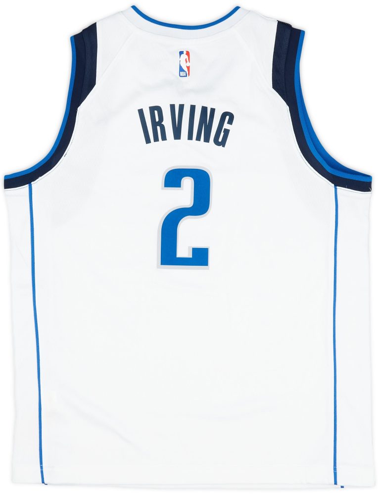 2023 DALLAS MAVERICKS IRVING #2 NIKE SWINGMAN JERSEY (HOME) Y - W/TAGS 2 CAS 01 09 23 2
