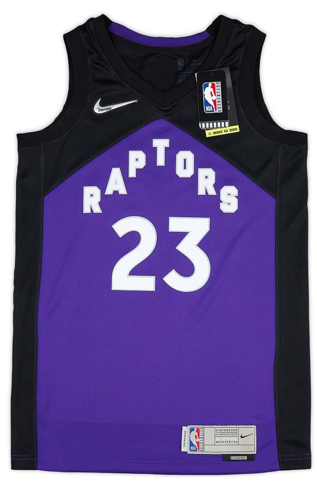 2020-21 TORONTO RAPTORS VANVLEET #23 NIKE SWINGMAN JERSEY (ALTERNATE) S - W/TAGS 1 CAS 03 07 23 25