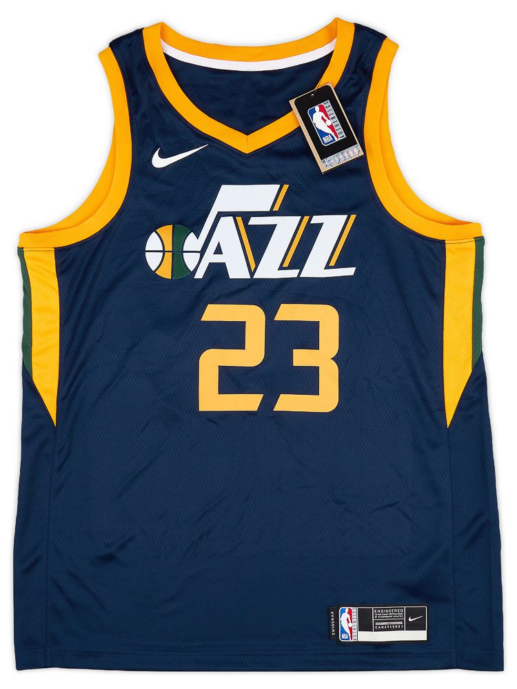 2022 UTAH JAZZ MARKKANEN #23 NIKE SWINGMAN JERSEY (AWAY) L - W/TAGS 1 CAS 03 07 23 27
