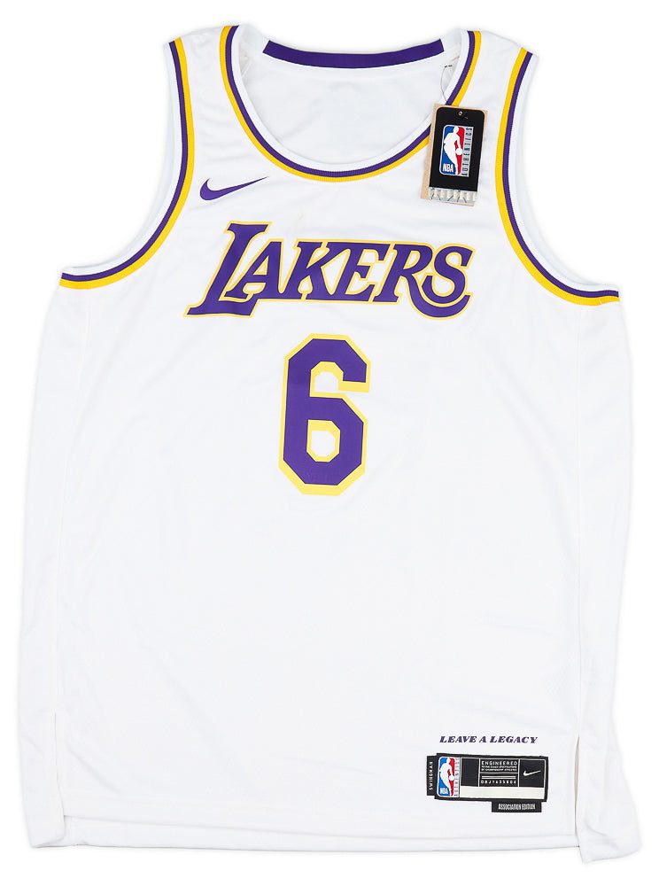2021-23 LA LAKERS JAMES #6 NIKE SWINGMAN JERSEY (HOME) XL - W/TAGS 1 CAS 03 07 23 67 caa1db46 dffb 4220 87d8 9e7aff4455cc