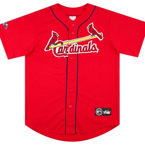 2000-01 ST LOUIS CARDINALS McGWIRE #25 MAJESTIC JERSEY (ALTERNATE) L